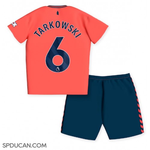 Dječji Nogometni Dres Everton James Tarkowski #6 Gostujuci 2023-24 Kratak Rukav (+ Kratke hlače)